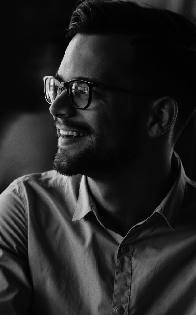 Man with glasses